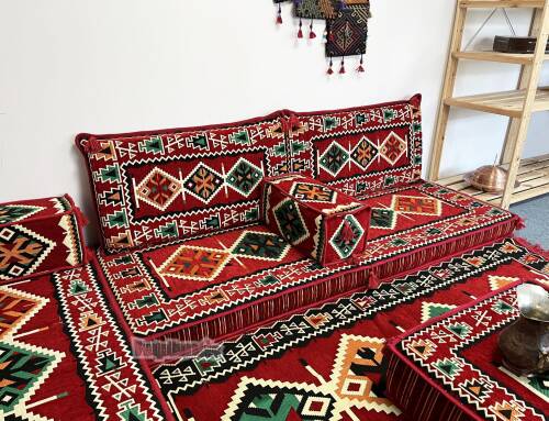 Shark Anatolia Zeugma Şark Köşesi İkili Sedir Takımı - 6