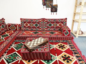 Shark Anatolia Zeugma Şark Köşesi İkili Sedir Takımı - 7