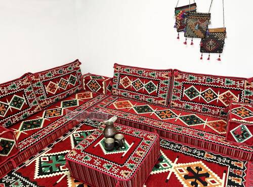 Shark Anatolia Zeugma Şark Köşesi İkili Sedir Takımı - 8