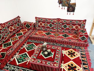 Shark Anatolia Zeugma Şark Köşesi İkili Sedir Takımı - 9