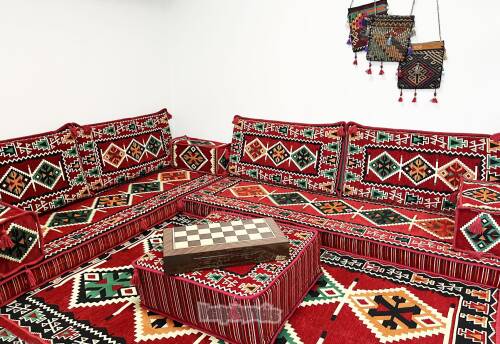 Shark Anatolia Zeugma Şark Köşesi İkili Sedir Takımı - 10