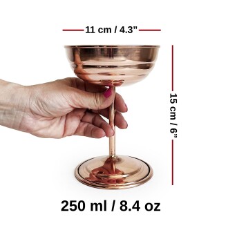 Shark Anatolia Zo-Martini Bakır Kadeh - 4