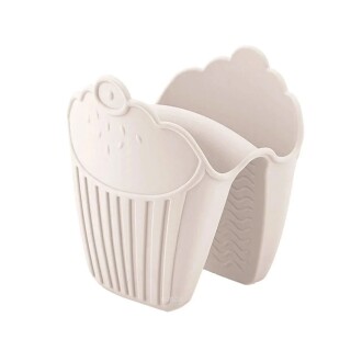 Silikon Yanmaz Yapışmaz Eldiven Parmak Koruyucu Krem Renk