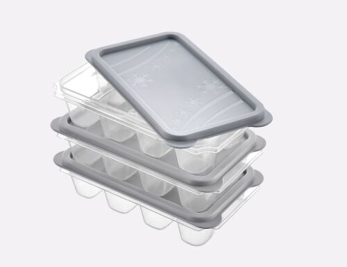 Silikonlu Mini 3'Lü Buzmatik Kapaklı Set - 1