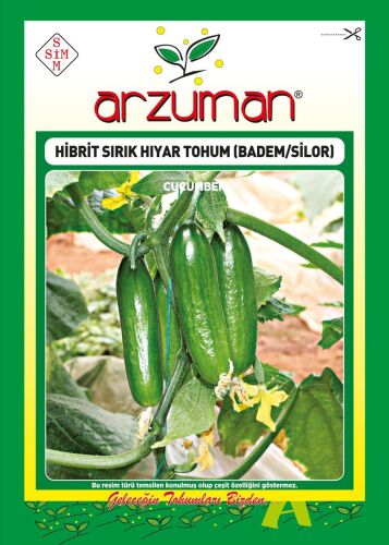 Silor/Badem F1 (Sırık) Hıyar Tohumu 10 Adet - 1