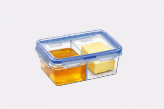 Leakproof Airtight Partitioned Storage Container-0 (500ml)