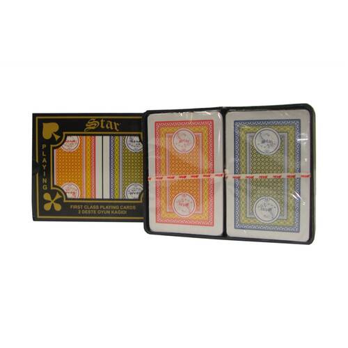 Star A-30 Playing Cards 2 Decks Set A-K-Q-J