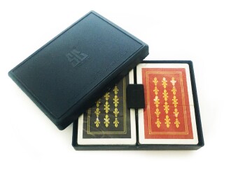 Star A/30 Plastik Desenli İskambil Oyun Kağıdı Takımı 2'li A-K-Q-J - 3