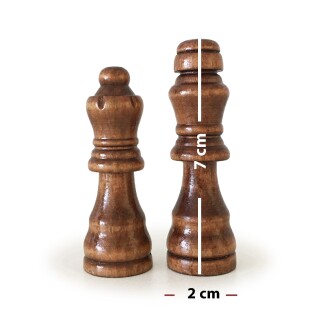 Star Ahşap Satranç Taşı Takımı No:2 - 3