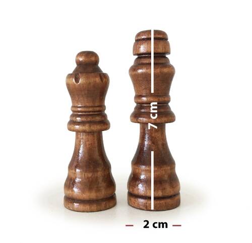 Star Ahşap Satranç Taşı Takımı No:2 - 3