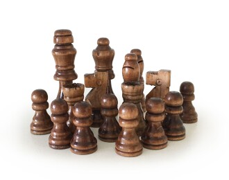 Star Ahşap Satranç Taşı Takımı No:2 - 8