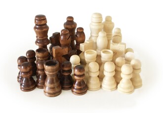 Star Wooden Chess Pieces No:3