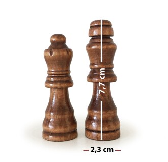 Star Ahşap Satranç Taşı Takımı No:3 - 3