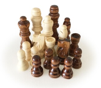 Star Ahşap Satranç Taşı Takımı No:3 - 9