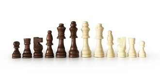 Wooden Chess Pieces Set No:4 - 2
