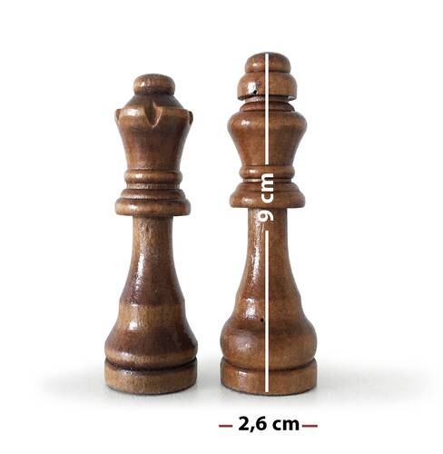 Wooden Chess Pieces Set No:4 - 3
