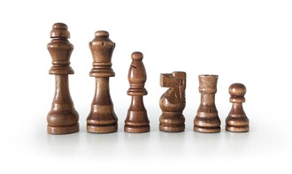 Wooden Chess Pieces Set No:4 - 4