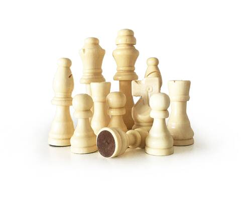 Wooden Chess Pieces Set No:4 - 6