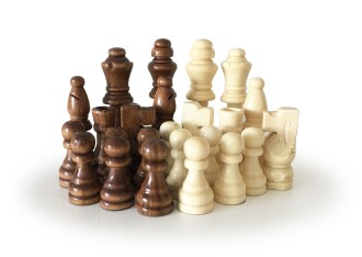 Wooden Chess Pieces Set No:4