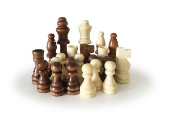 Star Ahşap Satranç Taşı Takımı No:4 - 8