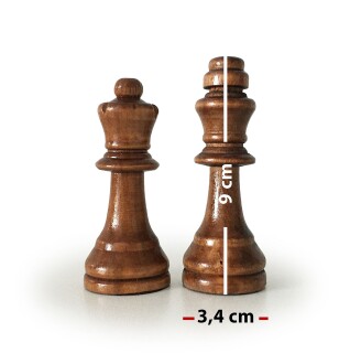 Star Ahşap Satranç Taşı Takımı No:5 - 3