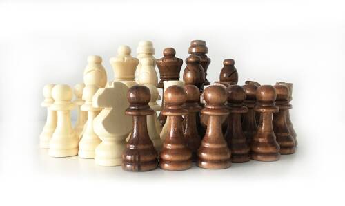 Star Ahşap Satranç Taşı Takımı No:5 - 8