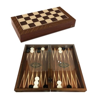 Star Antik Ceviz Tavla ve Satranç Takımı - 2