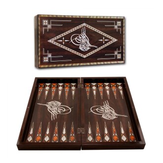 Star Antique Look Ottoman Backgammon Set