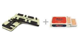 Bezique Markers and Card Deck Set