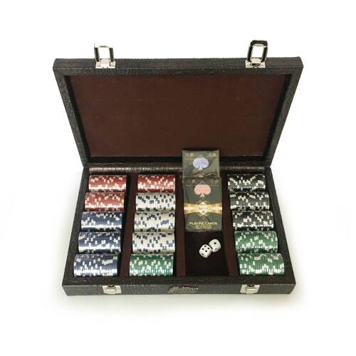 Star Deri Çantalı Lüks Poker Çipi 300'lük - 2