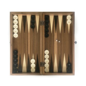 Aegean Massive Veneer Backgammon Set Large 50 cm/ 19.6"  With Chess Board
