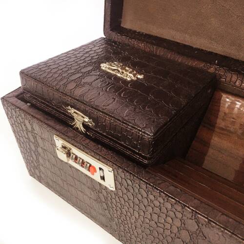 Star Elit Okey Takımı Deri Kilitli Kutu - 6