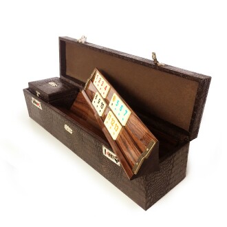 Star Elit Okey Takımı Deri Kilitli Kutu - 7