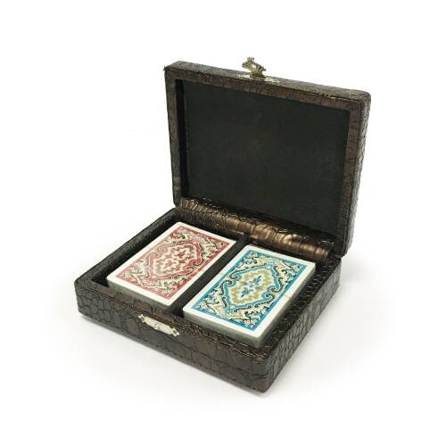 Star Elit Plastik 2 Deste İskambil Oyun Kağıdı Takımı Özel Kutulu - 2