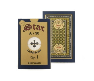 Star Gold İskambil Briç Oyun Kağıdı 1 Deste A-K-Q-J - 7