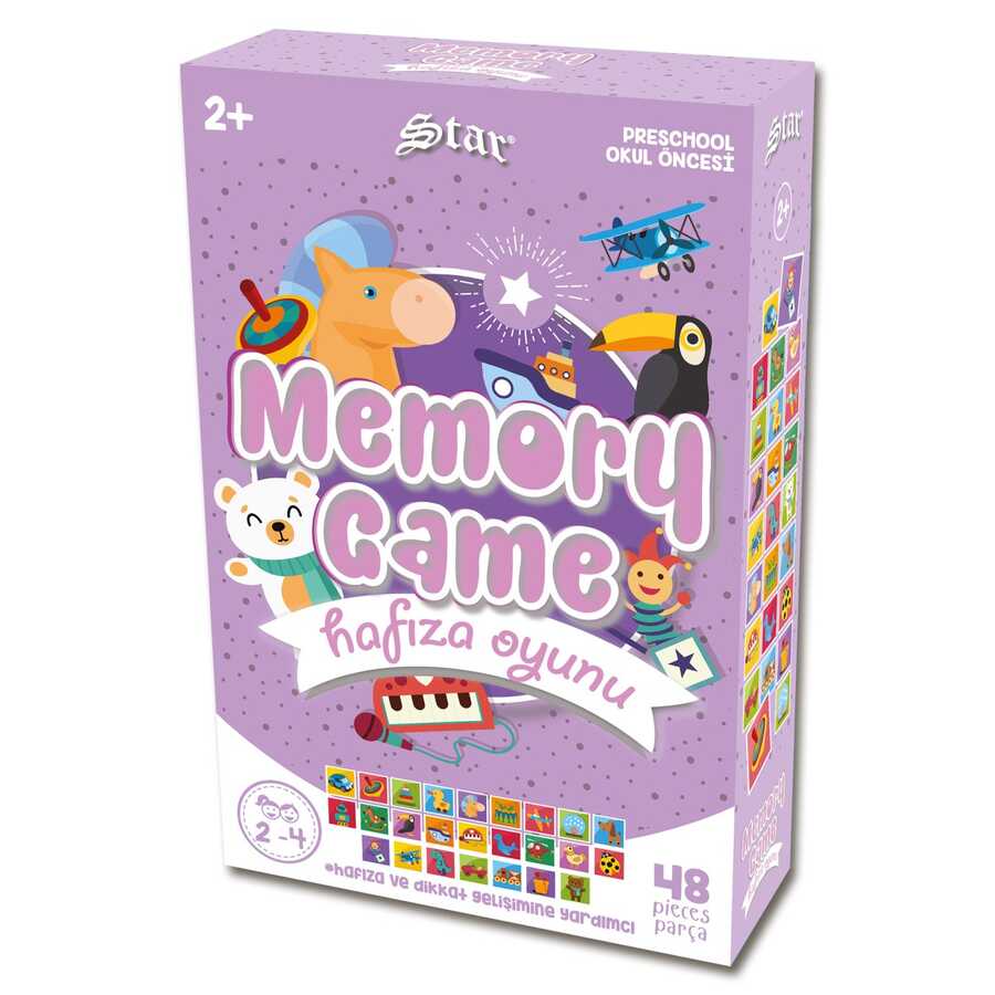  Star Okul Öncesi Hafıza Oyunu Memory Game