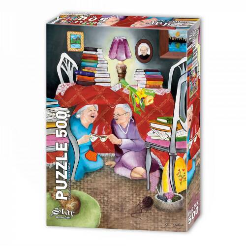 Star Oyun Altın Kızlar 500 Parça Puzzle - 1