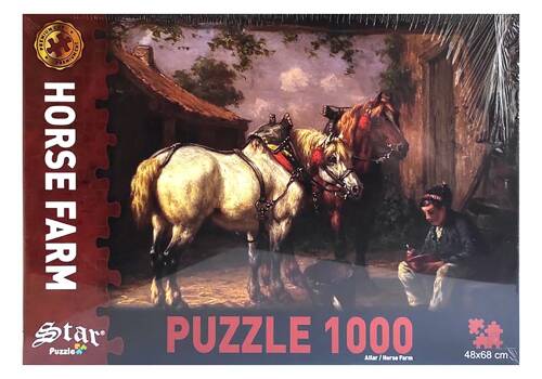 Star Oyun Atlar 1000 Parça Puzzle - 1