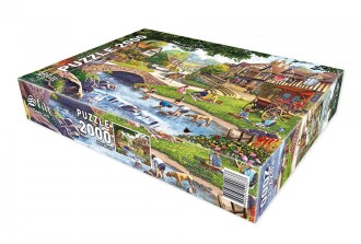 Star Oyun Dere Köyünde Yaz 2000 Parça Puzzle - 3