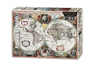 Star Oyun - Star Oyun Dünya Haritası İ 1000 Parça Puzzle