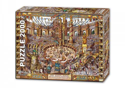 Star Oyun Erkekler Ve Kadınlar Savaşı 2000 Parça Puzzle - 1