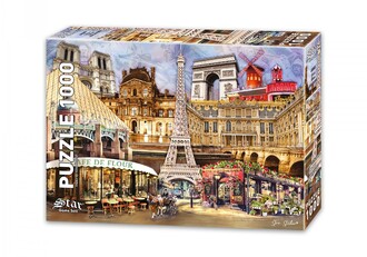 Star Oyun Fransa 1000 Parça Puzzle - Thumbnail