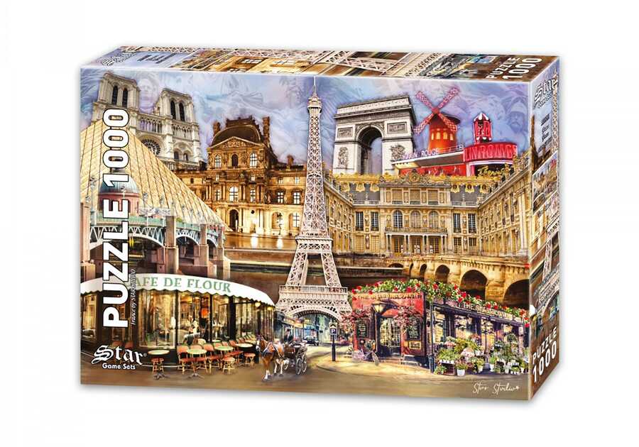 Star Oyun Fransa 1000 Parça Puzzle