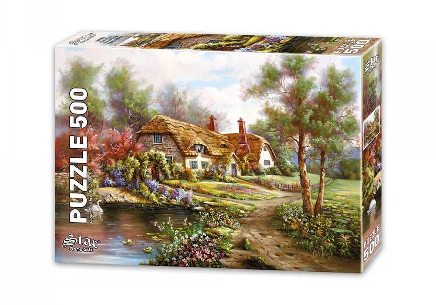  Star Oyun Havuzlu Bahçe 500 Parça Puzzle