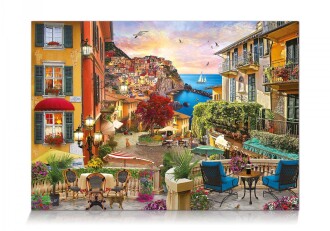 Star Oyun İtalya'da Gün Batarken 1000 Parça Puzzle - 2