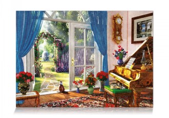 Star Oyun Kapı Arasından Manzara 1000 Parça Puzzle - 2