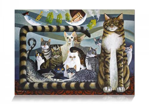 Star Oyun Kedi Ailesi 500 Parça Puzzle - 2