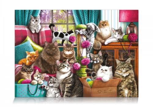 Star Oyun Kedi Evi 1000 Parça Puzzle - 2