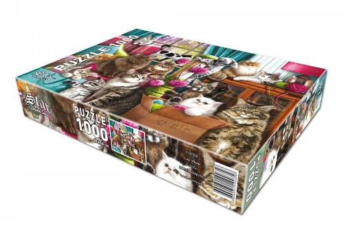 Star Oyun Kedi Evi 1000 Parça Puzzle - 3