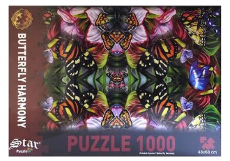 Star Oyun Kelebek Uyumu 1000 Parça Puzzle 